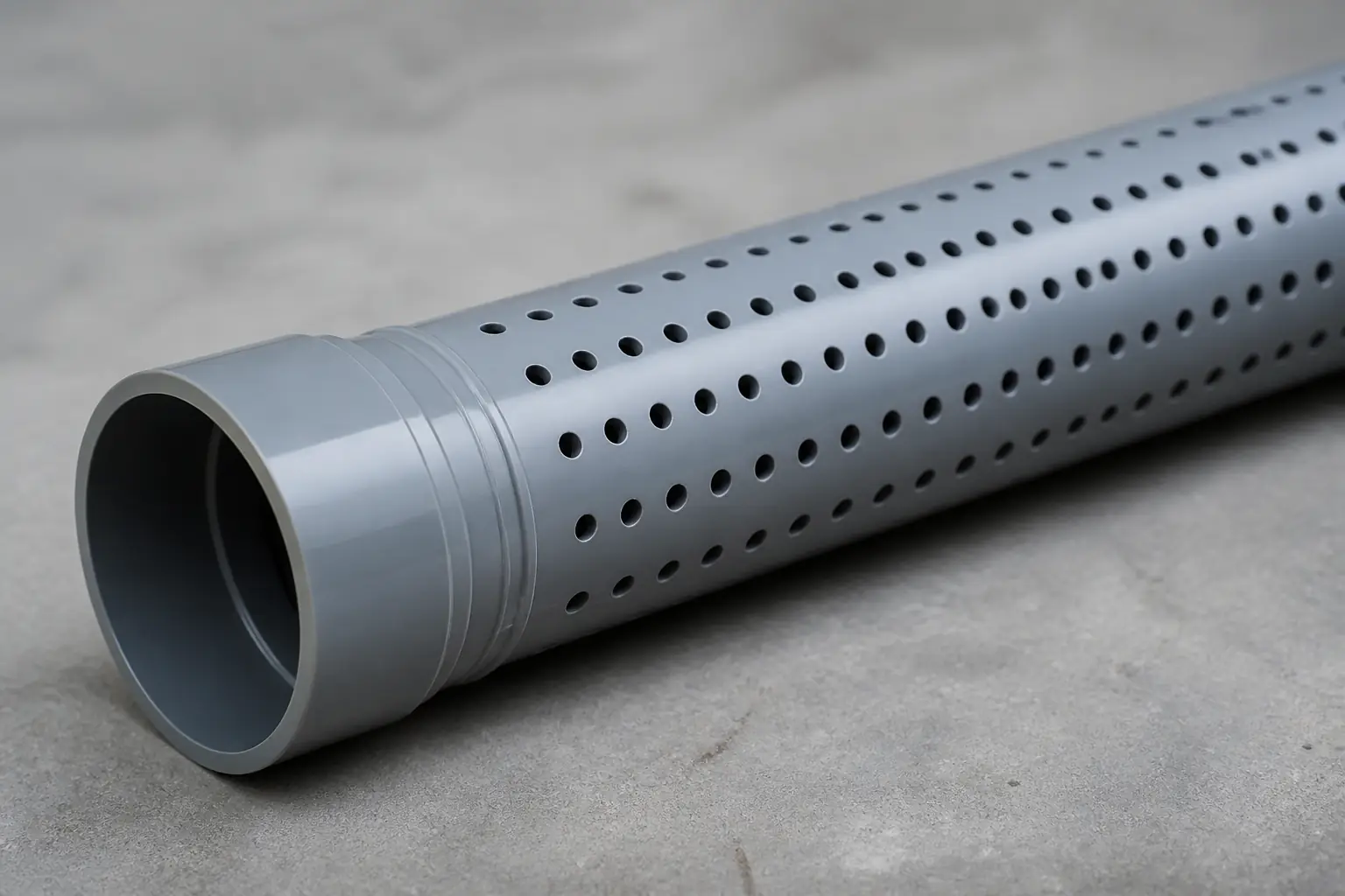 ALFA perforated subsoil drainage pipes