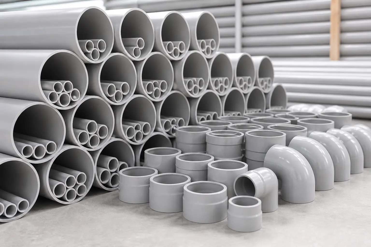 ALFA PVC electrical conduit inventory